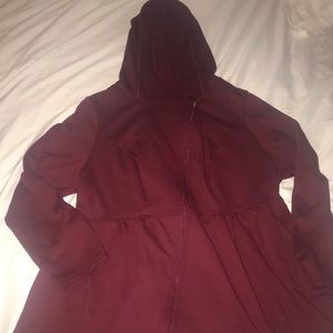Burgundy 2xl Modcloth Jacket